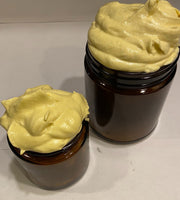 Daleth Naturals Lemon and Vanilla Whipped Body Butter.